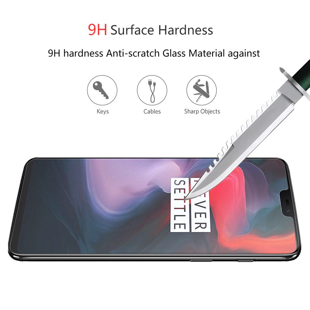 HAT PRINCE 0.26 mm 9H 2.5D Buet Kant Beskyttelsesglas Fuld Skærmfilm til iPhone 11 Pro Max / iPhone XS Max