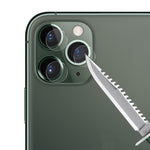 HAT PRINCE Hærdet Glas Kamera Linsebeskytter 0,2 mm 9H 2,15D Buet Kant til iPhone 11 Pro/11 Pro Max