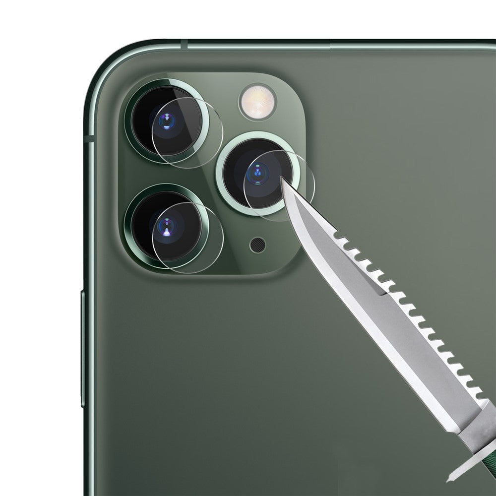 HAT PRINCE Hærdet Glas Kamera Linsebeskytter 0,2 mm 9H 2,15D Buet Kant til iPhone 11 Pro/11 Pro Max