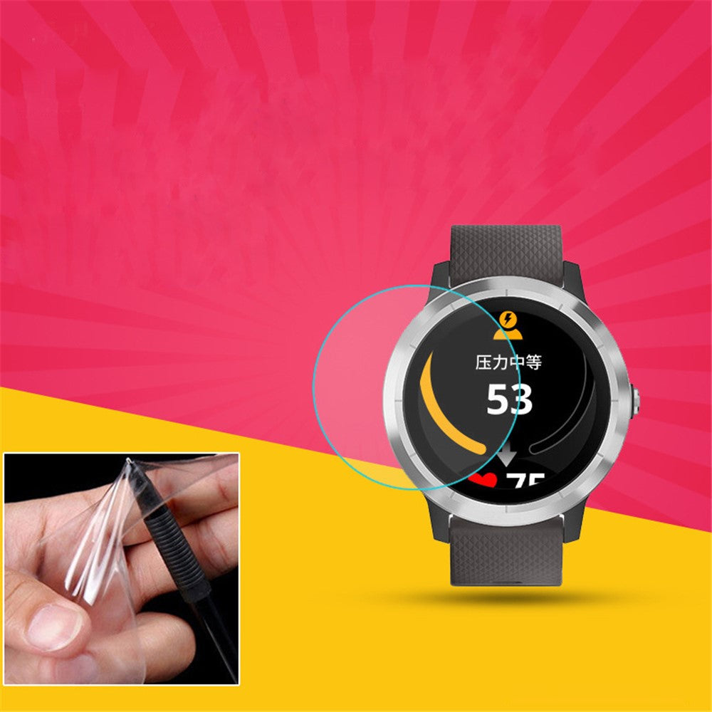 D38mm Eksplosionssikker Blød TPU Skærmbeskytter til Garmin Vivoactive 4 Smartwatch
