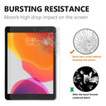 Screen Protector for iPad 10.2 (2021) / (2020) / (2019) Anti-Scratch Dust-Proof 2.5D Straight Edge Tempered Glass Film