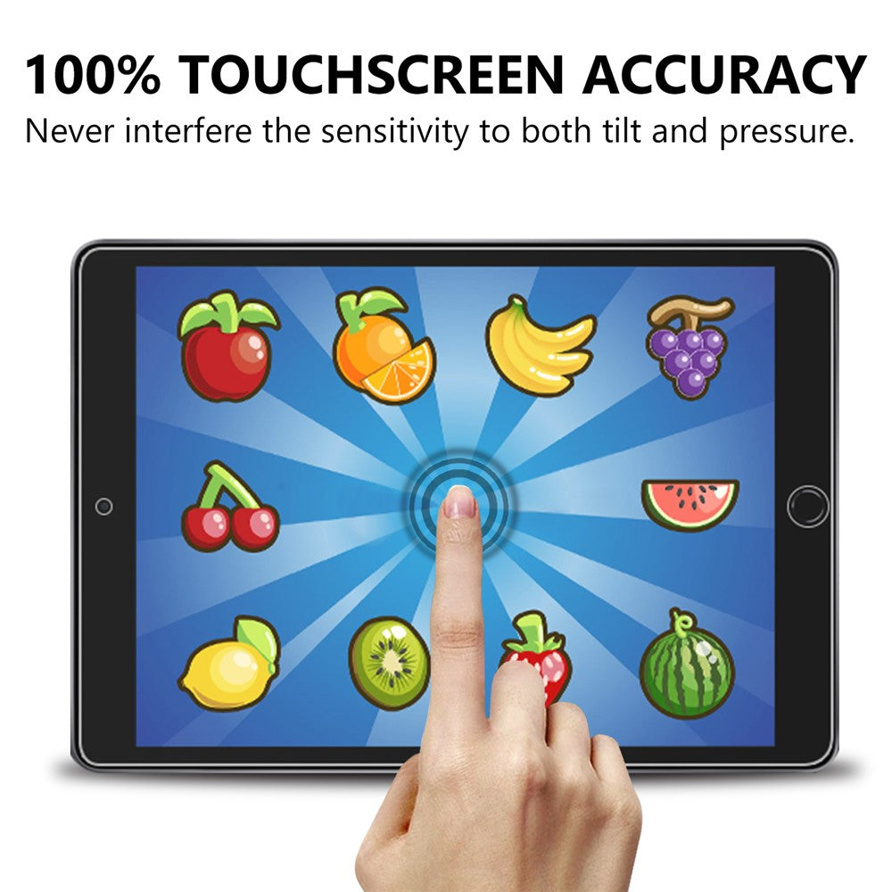 Screen Protector for iPad 10.2 (2021) / (2020) / (2019) Anti-Scratch Dust-Proof 2.5D Straight Edge Tempered Glass Film