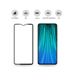 MOCOLO Silk Print Full Tempered Glass Screen Protector Film for Xiaomi Redmi Note 8
