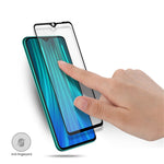 AMORUS Full Coverage Silk Printing Tempered Glass Screen Film for Xiaomi Redmi Note 8 Pro