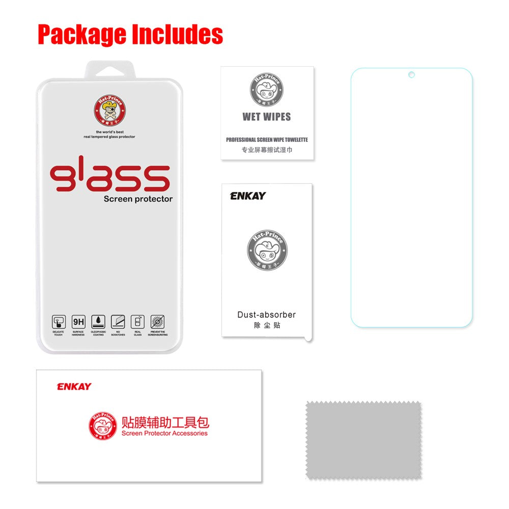 HAT PRINCE 0.26mm 9H 2.5D Tempered Glass Screen Protector for Xiaomi Redmi Note 8 Pro