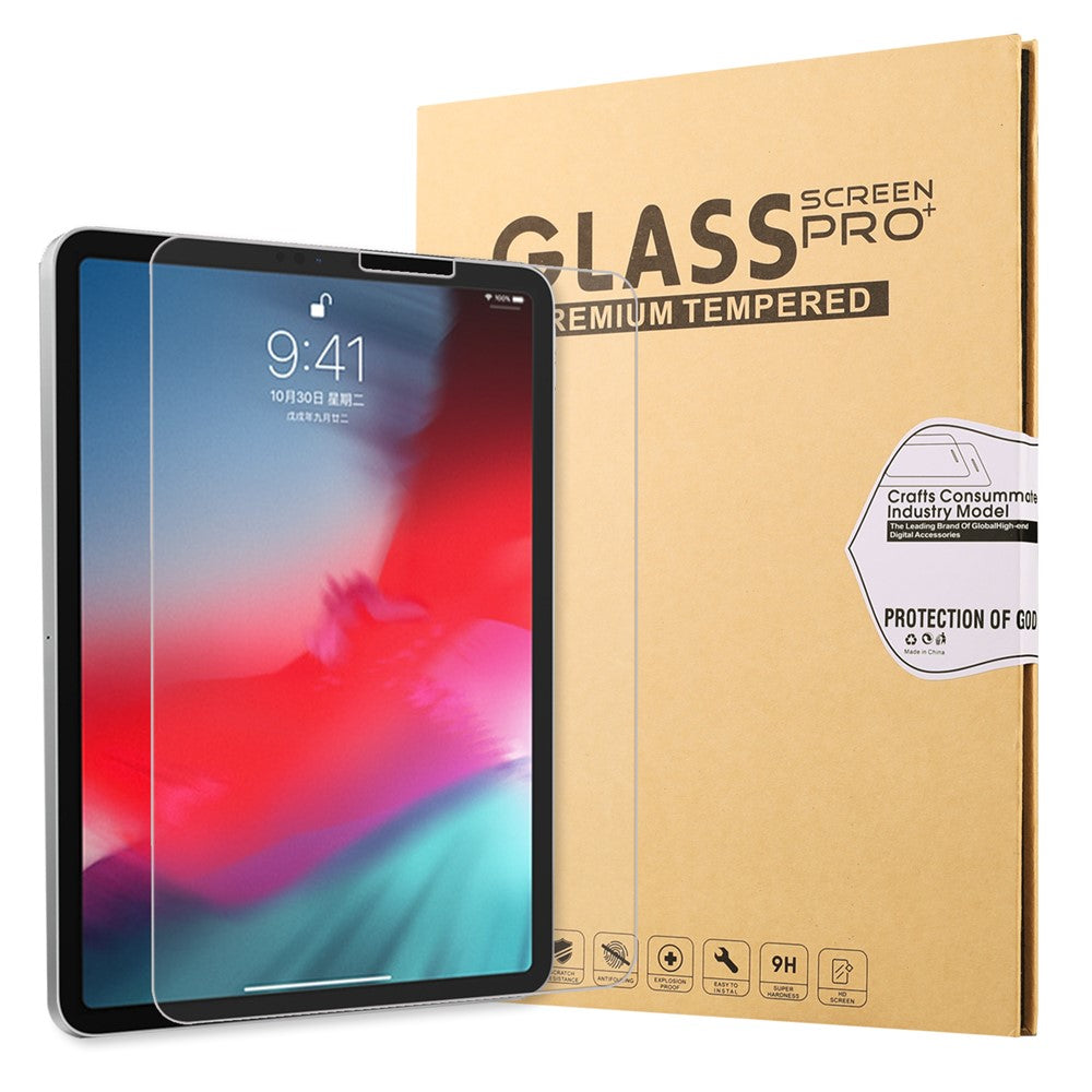 0,25 mm buet kant 9H hærdet glasbeskyttelsesfilm med fuld skærmdækning til iPad Air (2020)/Air (2022)/Pro 11-inch (2018)