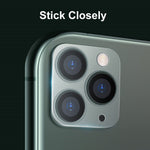 HAT PRINCE 0.2mm 9H 2.15D buede kanter Hærdet Glas Kameralinsebeskyttelsesfilm til iPhone 11 Pro 5.8-inch / iPhone 11 Pro Max 6.5-inch
