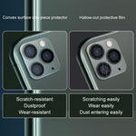 HAT PRINCE 0.2mm 9H 2.15D buede kanter Hærdet Glas Kameralinsebeskyttelsesfilm til iPhone 11 Pro 5.8-inch / iPhone 11 Pro Max 6.5-inch