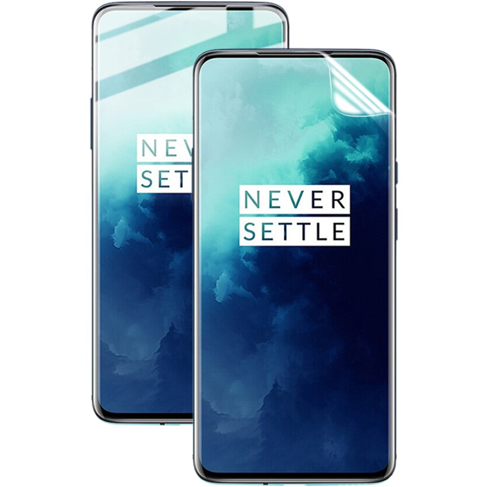 2Pcs / Set IMAK Hydrogel Film 3 HD Clear Anti-explosion Full Screen Protection Film for OnePlus 7T Pro