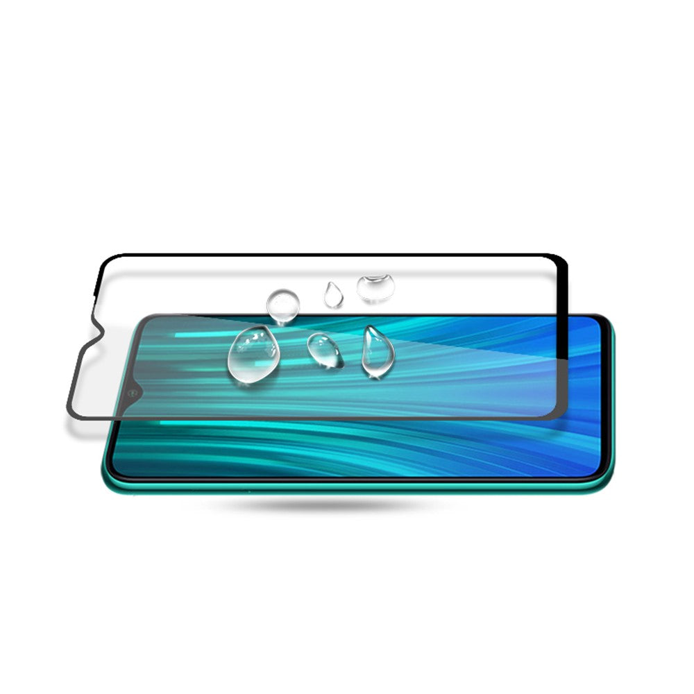 AMORUS Full Coverage Silk Printing Tempered Glass Screen Film for Xiaomi Redmi Note 8T