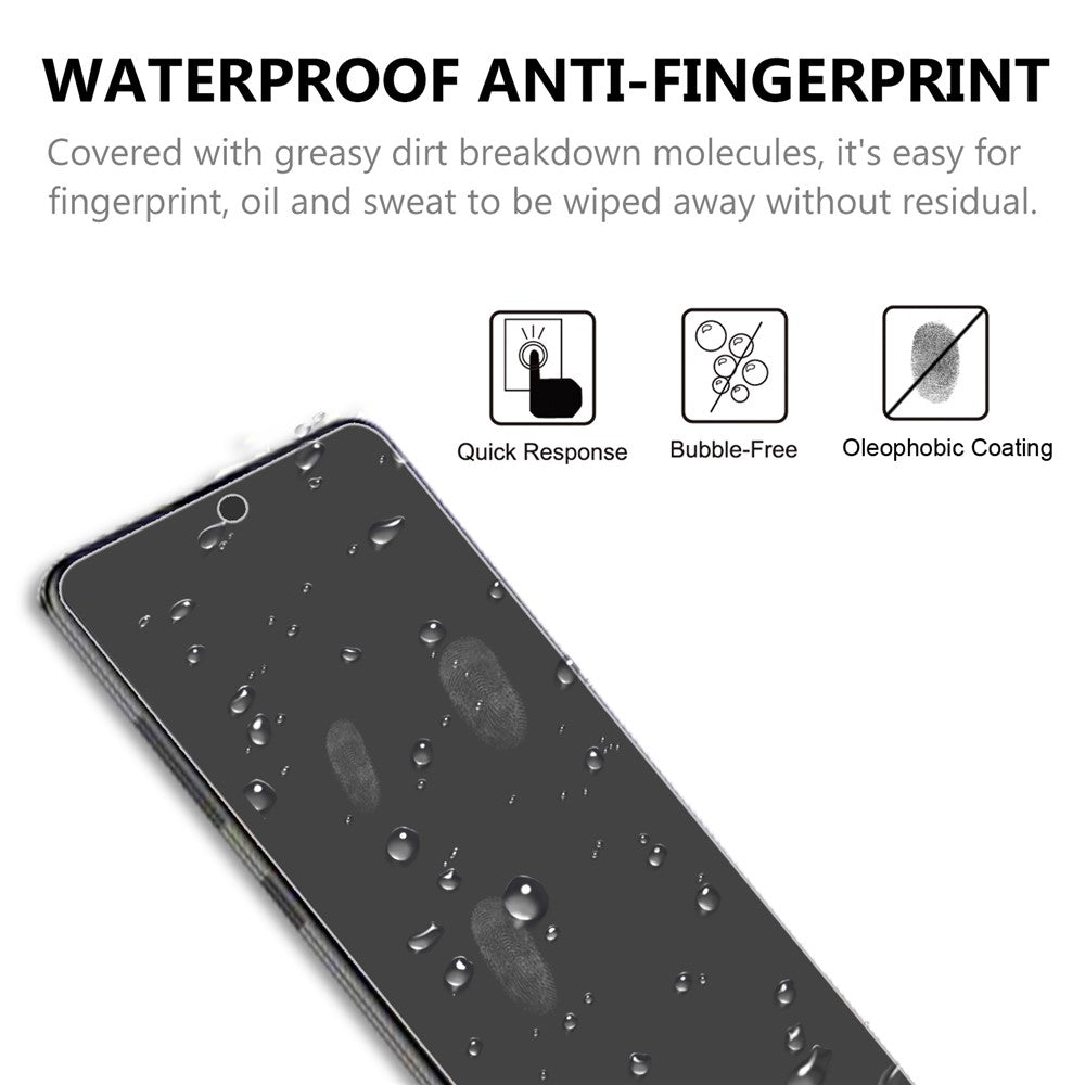For Samsung Galaxy A51 2.5D Arc Edge Oleophobic Coating 9H Tempered Glass Screen Protector Anti-Explosion