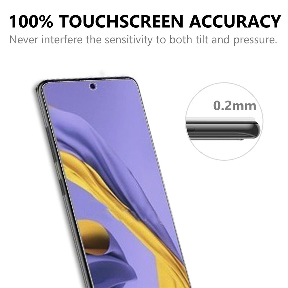 For Samsung Galaxy A51 2.5D Arc Edge Oleophobic Coating 9H Tempered Glass Screen Protector Anti-Explosion