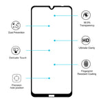 HAT PRINCE Full Glue Full Size 0.26mm 9H 2.5D Tempered Glass Screen Protector for Xiaomi Redmi Note 8T