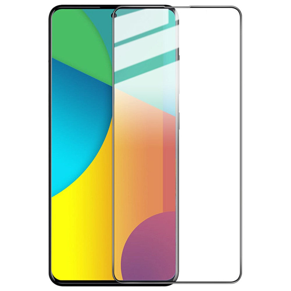 IMAK Pro+-serien Heltäckande Hög Ljusgenomsläpplighet AGC Härdat Glas Skärmfilm för Samsung Galaxy A51