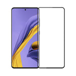 AMORUS fulddækkende silketrykt hærdet glas-skærmfilm til Samsung Galaxy A51 4G / 5G / A52s 5G / A53 5G