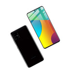 AMORUS fulddækkende silketrykt hærdet glas-skærmfilm til Samsung Galaxy A51 4G / 5G / A52s 5G / A53 5G