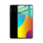 AMORUS Heltäckande Silkestryck Härdat Glas Skärmfilm för Samsung Galaxy A51 4G / 5G / A52s 5G / A53 5G