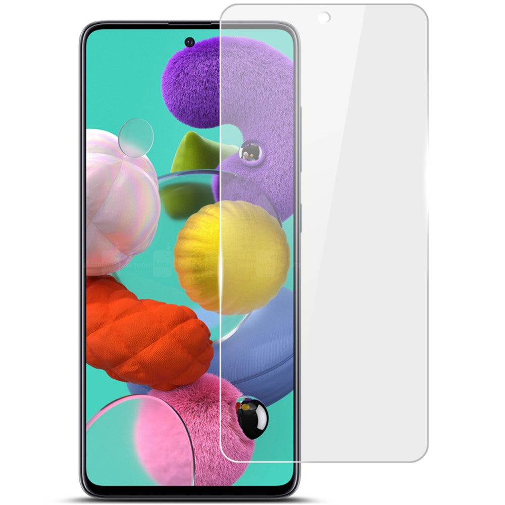 IMAK Explosionssäker Mjuk TPU Skärmskyddsfilm för Samsung Galaxy A51