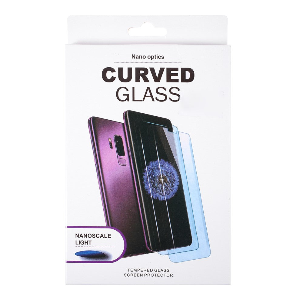 [UV Light Irradiation] Tempered Glass Screen Protector Cover, Support Fingerprint Unlock for Samsung Galaxy S20 4G / S20 5G