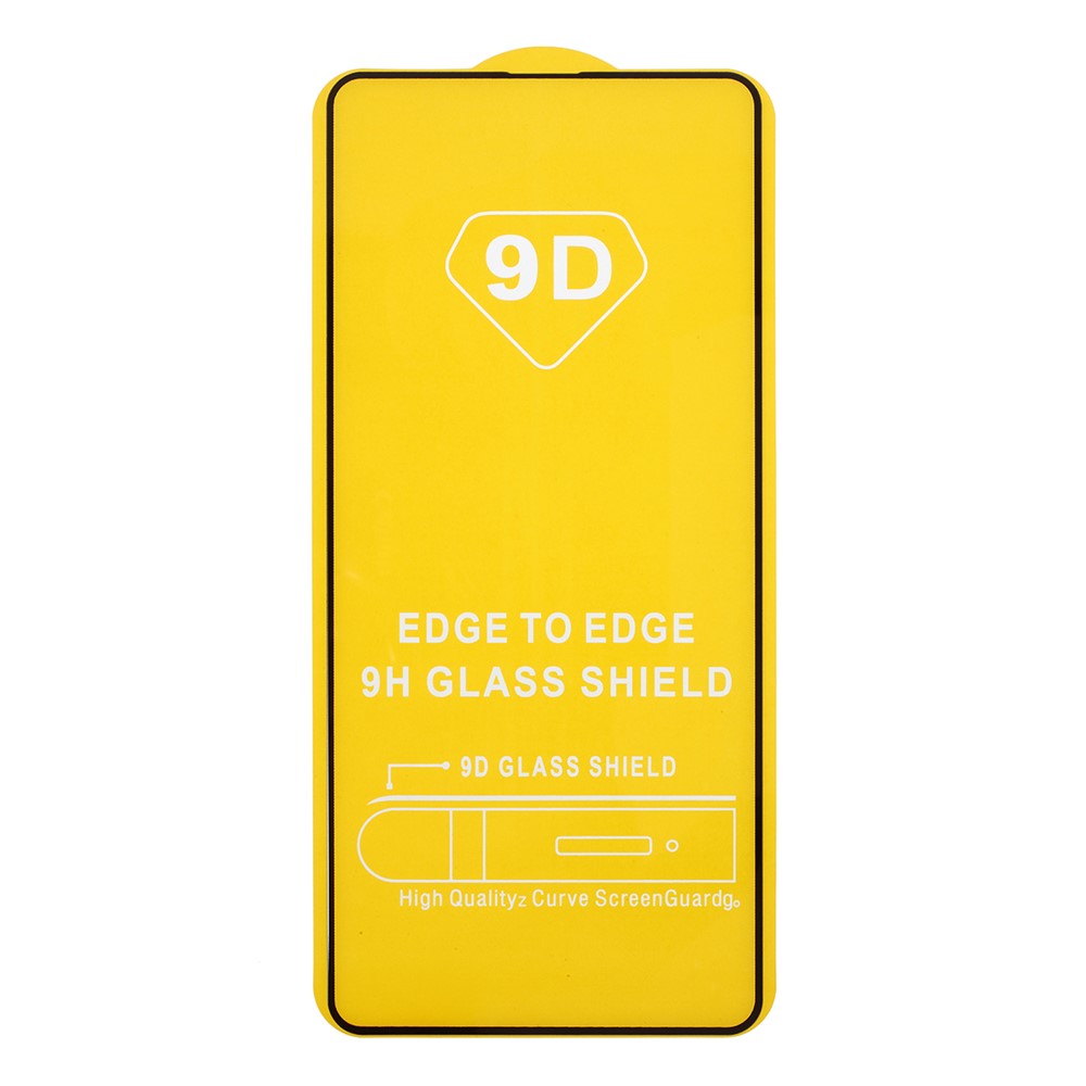 9D Silketryk Hærdet Glas Fuld Skærm Dækfilm til Samsung Galaxy A51