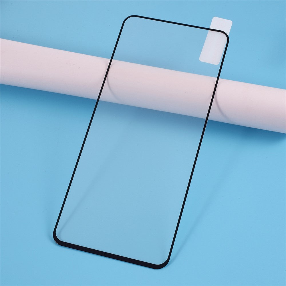 Heltäckande härdat glasskärmskyddsfilm för Samsung Galaxy A51 i sidentryck