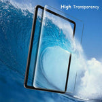 0.3mm Screen Protector for iPad Pro 12.9 (2022) / (2021) / (2020), 2.5D Edge Tempered Glass HD Anti-Scratch Film, Support Face Unlock