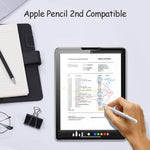 0.3mm Screen Protector for iPad Pro 12.9 (2022) / (2021) / (2020), 2.5D Edge Tempered Glass HD Anti-Scratch Film, Support Face Unlock