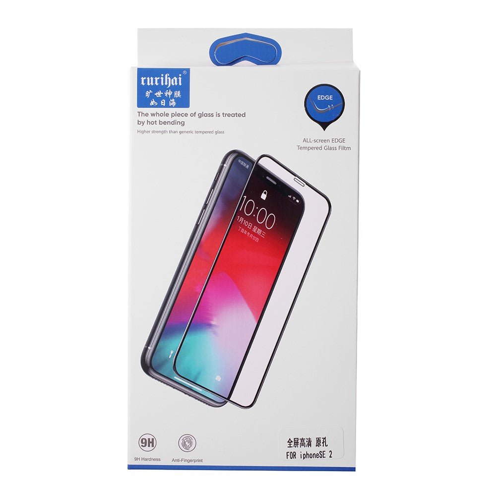 RURIHAI Solid Defense 0.26mm HD Tempered Glass Full Screen Film for iPhone SE (2nd Generation) 2020/ 8 / 7 4.7"