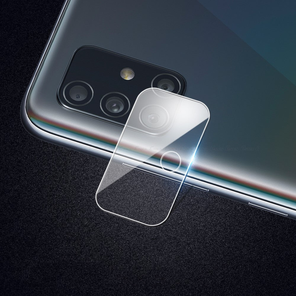 Heltäckande ultraklart härdat glaskameralinsskydd för Samsung Galaxy A51