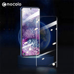 MOCOLO 3D-buet [UV-ljusbestrålning] fulddækkende hærdet glasskærmbeskyttelse med UV-film til Samsung Galaxy S20 4G/S20 5G