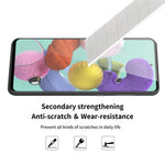 ENKAY HAT PRINCE Full Glue Full Size 0.26mm 9H 2.5D Tempered Glass Screen Protector for Samsung Galaxy A51