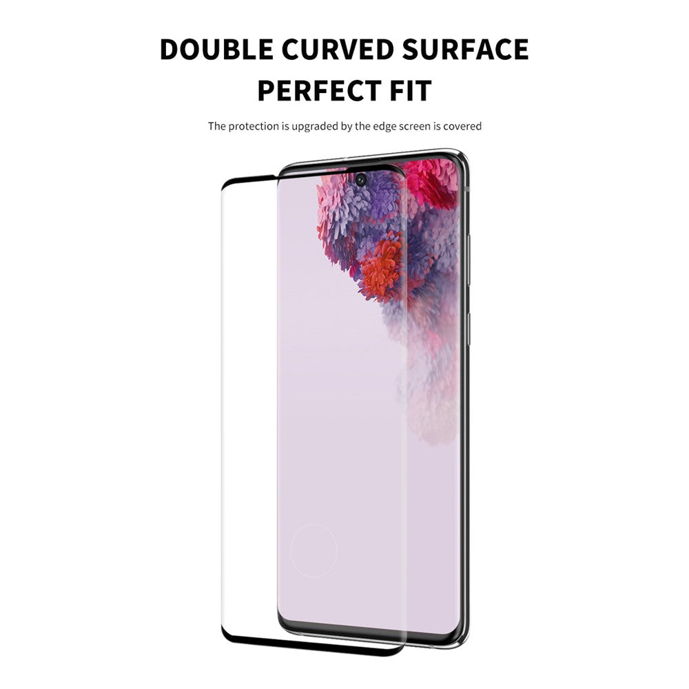 ENKAY HAT PRINCE 0,26 mm 9H 3D fulddækkende beskyttende hærdet glas-skærmfilm til Samsung Galaxy S20 Plus 4G/5G
