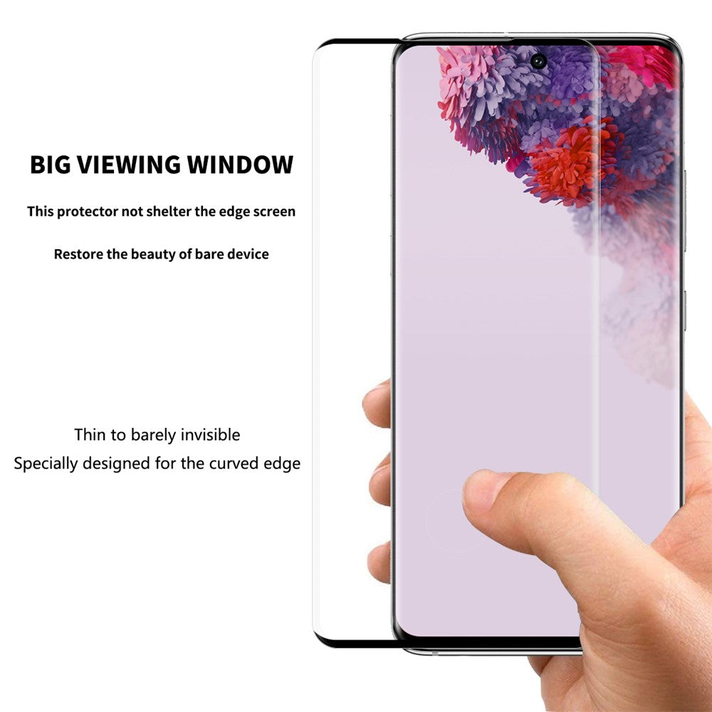 ENKAY HAT PRINCE 0,26 mm 9H 3D Heltäckande Skyddande Härdat Glas Skärmfilm för Samsung Galaxy S20 Plus 4G/5G