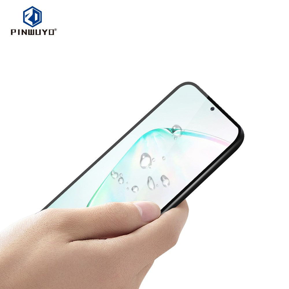 PINWUYO 2.5D 9H Eksplosionssikker Hærdet Glas Skærmbeskytter til Samsung Galaxy A81/Note 10 Lite