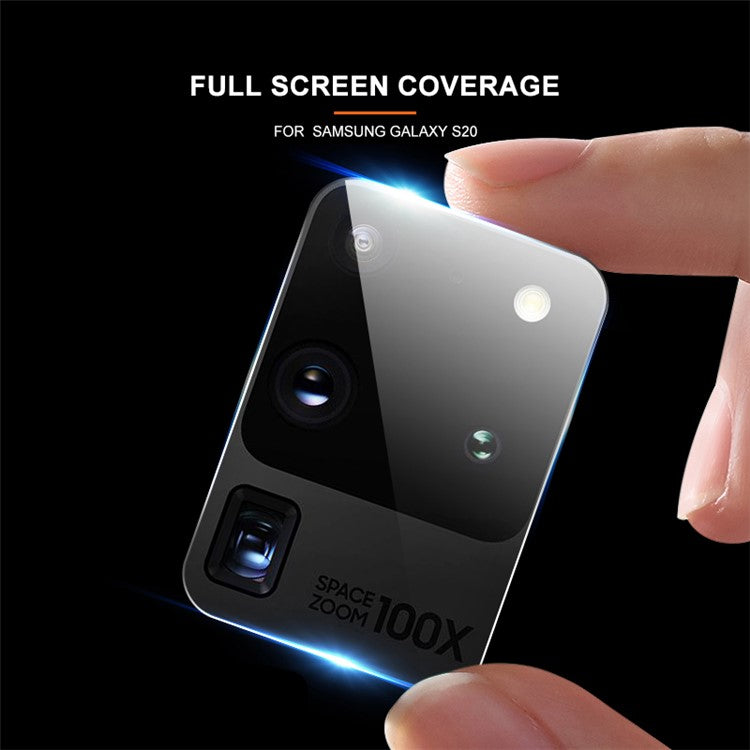 MOCOLO 2 STK/pakke til Samsung Galaxy S20 Ultra hærdet glas kameralinsebeskytter – anti-fingeraftryk, anti-ridse