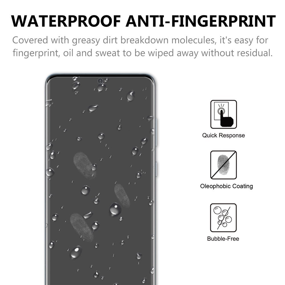 Ultra Clear 3D Tempered Glass Full Screen Protector Film for Samsung Galaxy S20 Ultra