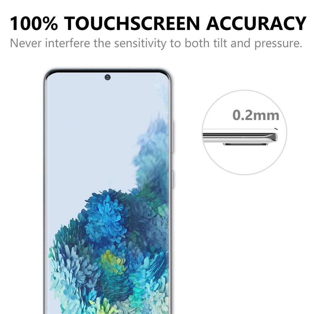 Ultra Clear 3D Tempered Glass Full Phone Screen Film for Samsung Galaxy S20