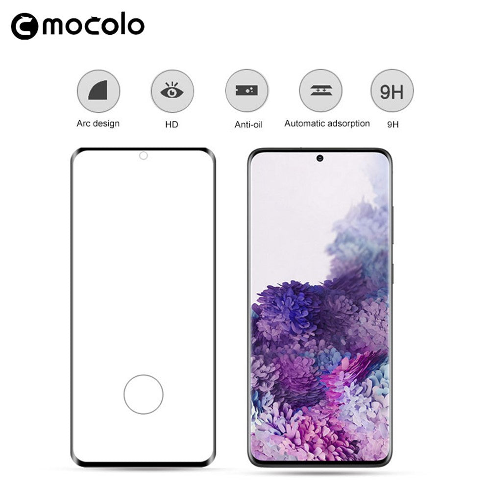 MOCOLO 3D Full Screen Curved Tempered Glass Screen Protector for Samsung Galaxy S20 Plus