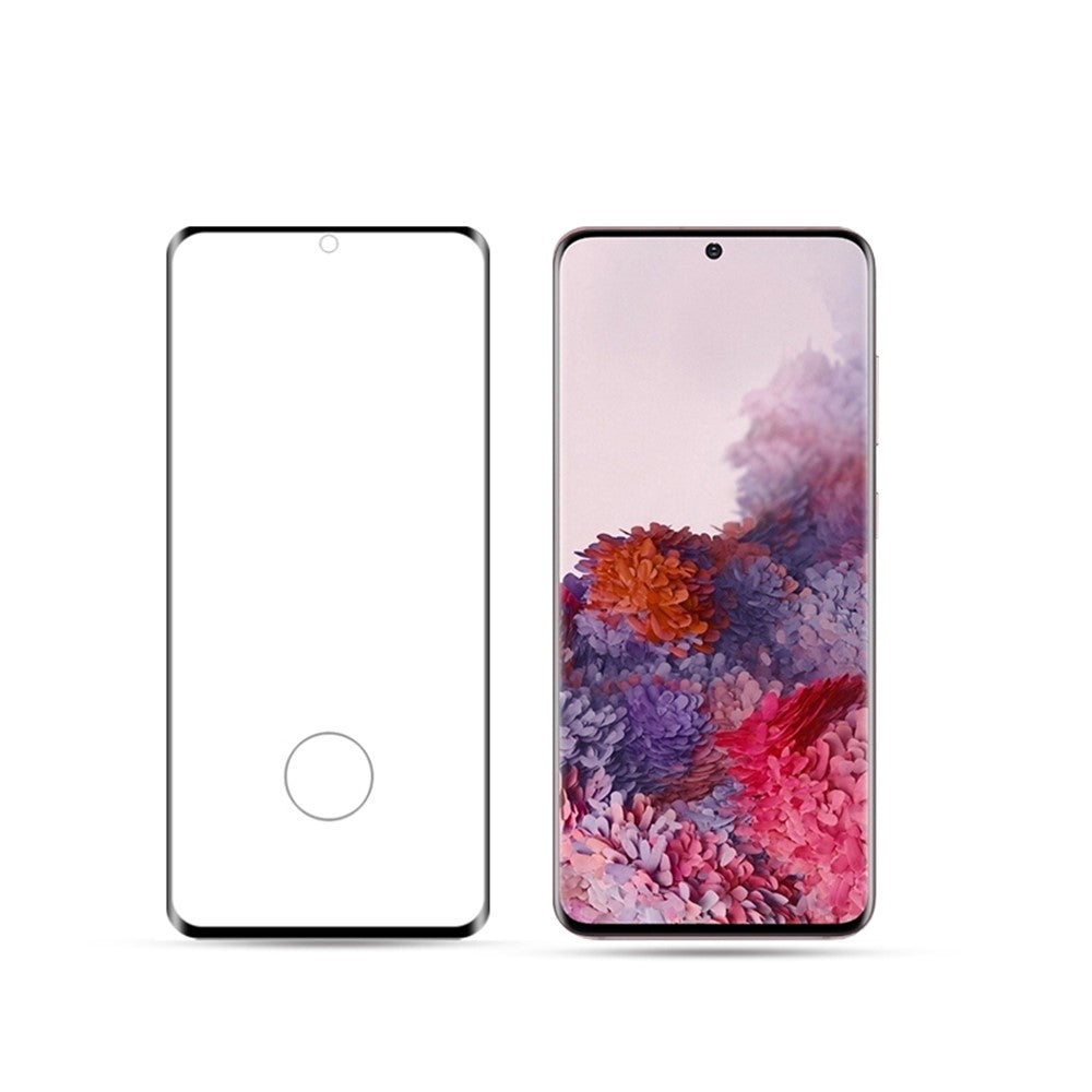 AMORUS til Samsung Galaxy S20 4G / S20 5G 3D Buet Fuld Hærdet Glas Telefon Skærmbeskytter Cover
