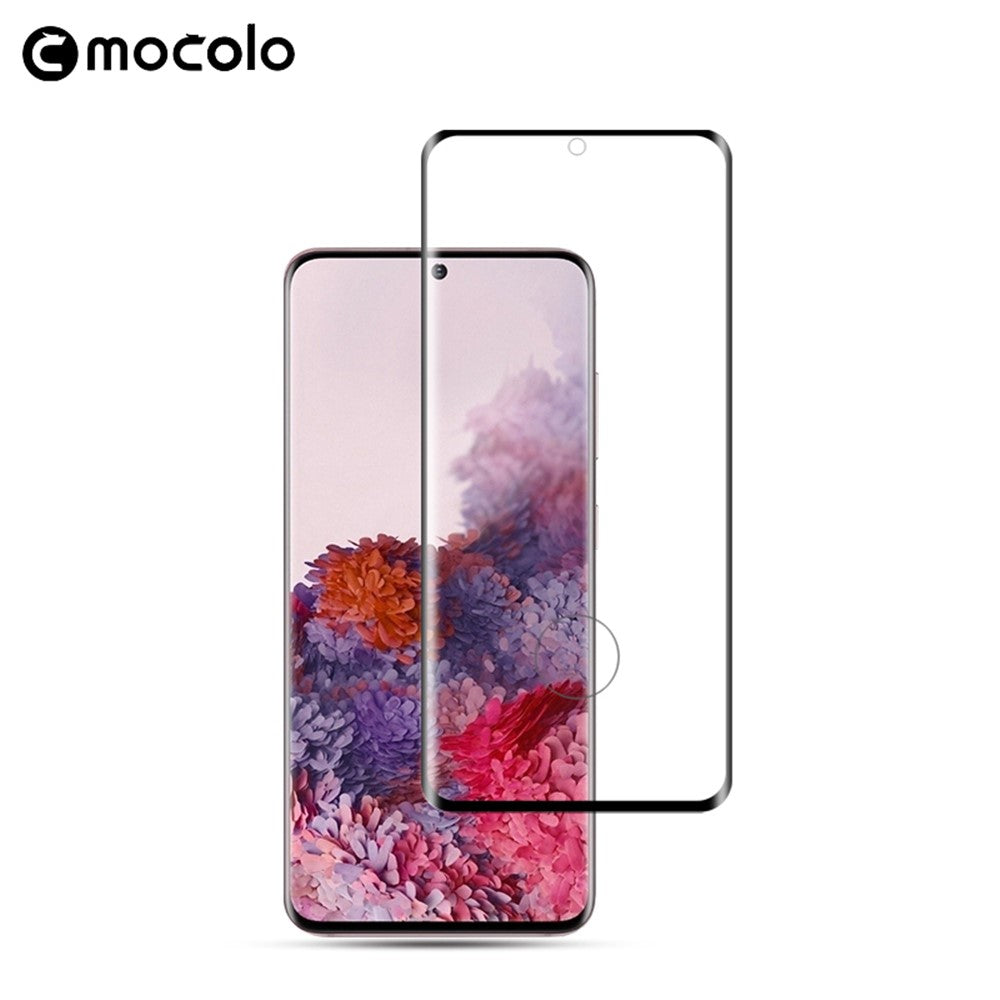 MOCOLO 3D Helskärms Böjd Härdat Glas Skärmskyddsfilm för Samsung Galaxy S20 4G/S20 5G