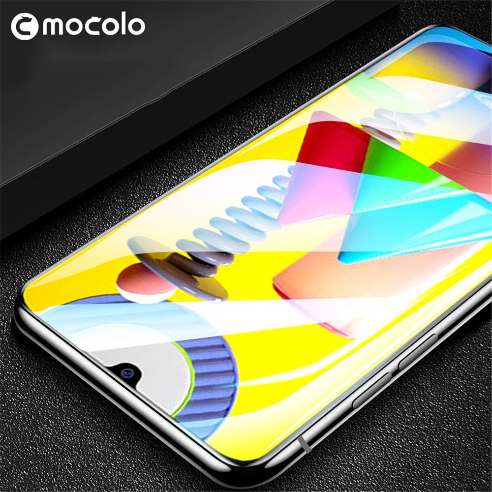 MOCOLO Silk Print HD Härdat Glas Heltäckande Skärmfilm för Samsung Galaxy A20 / A30 / A50 / M30 / M30s / A30s / M31 / M21