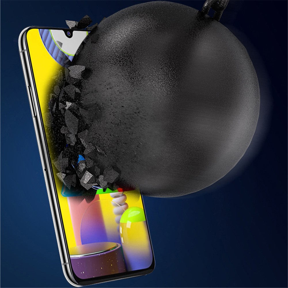 MOCOLO Silk Print HD Härdat Glas Heltäckande Skärmfilm för Samsung Galaxy A20 / A30 / A50 / M30 / M30s / A30s / M31 / M21
