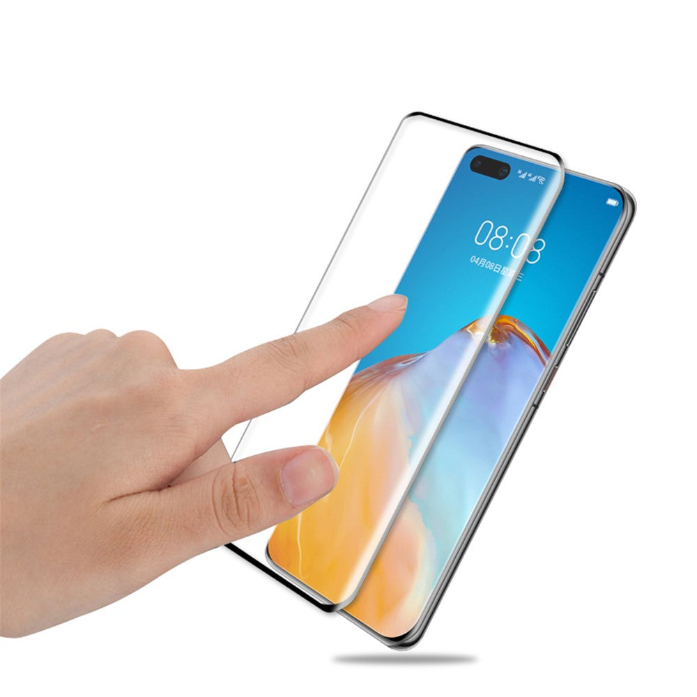MOCOLO 3D-böjt skärmskydd i härdat glas, heltäckande för Huawei P40 Pro