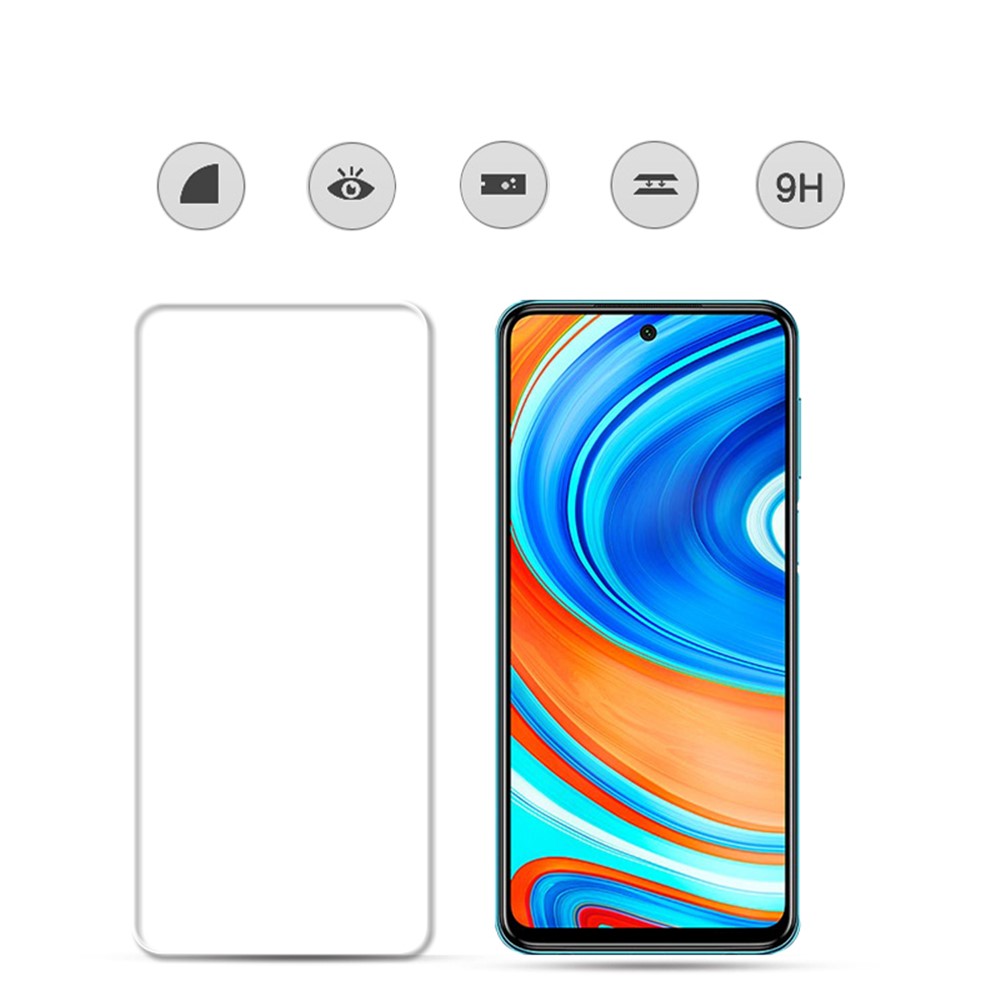 MOCOLO 2.5D Tempered Glass Screen Full Glue Film for Xiaomi Redmi Note 9S/Redmi Note 9 Pro/Redmi Note 9 Pro Max