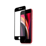 AMORUS silketryk eksplosionshæmmende fuldskærm [Fuld Lim] hærdet glasfilm til iPhone SE (2. generation) / 8 / 7