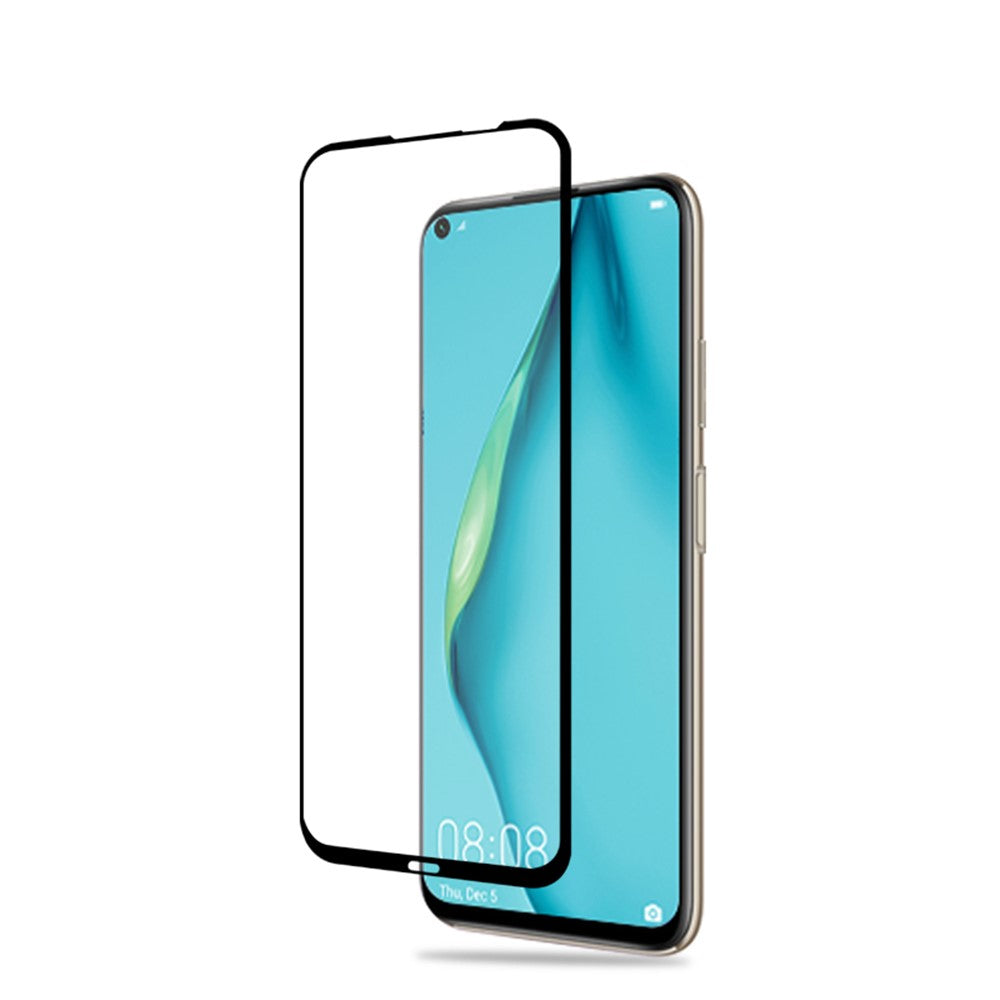AMORUS Silk Printing Anti-explosion Tempered Glass Full Screen Film [Full Glue] for Huawei P40 lite / Nova 7i / Nova 6 SE