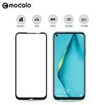 MOCOLO för Huawei P40 lite/Nova 7i/Nova 6 SE [Full Glue] Silk Print Härdat Glas Helskärmsskyddsfilm