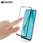 MOCOLO för Huawei P40 lite/Nova 7i/Nova 6 SE [Full Glue] Silk Print Härdat Glas Helskärmsskyddsfilm