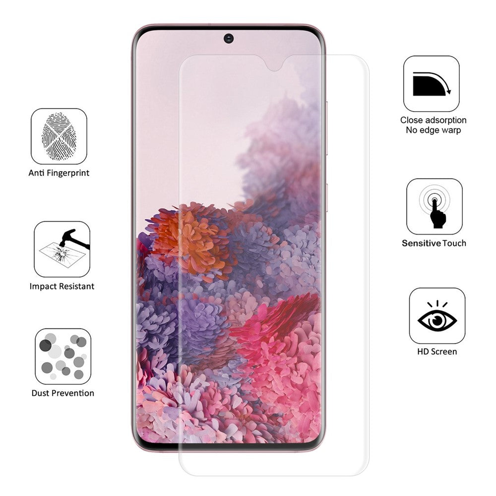 2Pcs ENKAY HAT PRINCE Hydrogel Film Soft 3D Full Size Screen Protector Guard Film for Samsung Galaxy S20 Plus