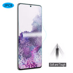 2 st ENKAY HAT PRINCE Hydrogelfilm 3D Fullstor Självreparerande Repfriskande Mjuk Skärmfilm för Samsung Galaxy S20 4G / S20 5G